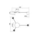 Smarter 01-4049 Noa 3xGU10 mennyezeti lámpa