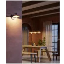 Smarter 01-4054 Fresno d24cm fa búrás 1xE27 függesztett lámpa