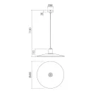 Smarter 01-4055 Fresno d40cm fa búrás 1xE27 függesztett lámpa