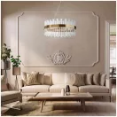 Smarter 02-984 Lido 60x120cm 8xE14 függesztett lámpa