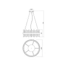 Smarter 02-984 Lido 60x120cm 8xE14 függesztett lámpa