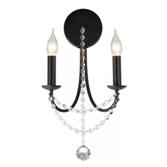 Smarter 02-993 Aphrodite 2xE14 kristály dekoros falikar