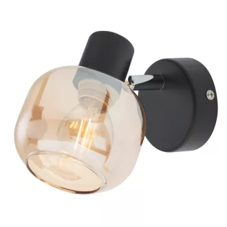 Smarter 04-483 Amber 10x12,5cm, 1xE14 spot lámpa