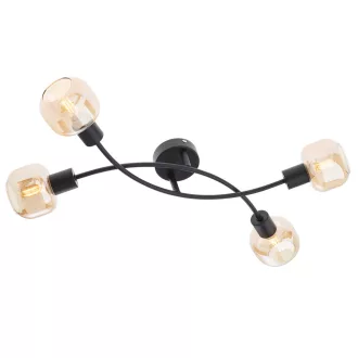 Smarter 04-486 Amber 63x13,5cm, 4xE14 mennyezeti lámpa