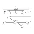 Smarter 04-540 Crius 5xGU10 billenthető spot lámpa
