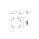 Smarter 05-572 Rondo d19cm, 1xG9 fali/mennyezeti lámpa