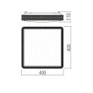 Smarter 05-846 Tetris 40x40cm, 2300lm, 4000K  fali/mennyezeti lámpa