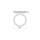 Smarter 05-855 Emerald d49,5cm, 2760lm, 4000K fali/mennyezeti lámpa