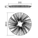 Smarter 05-886 Hipno d51cm, 2655lm, 4000K fali/mennyezeti lámpa