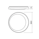 Smarter 05-901 Paddy d40cm 1365lm 4000K mennyezeti lámpa