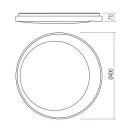 Smarter 05-902 Paddy d49cm 1725lm 4000K mennyezeti lámpa