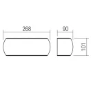 Smarter 05-950 Brow 1xE14 fali lámpa