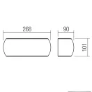 Smarter 05-952 Brow 1xE14 fali lámpa