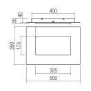 Smarter 05-994 Tatami 2340lm, 3000/4000/6500K, 35x50cm mennyezeti lámpa
