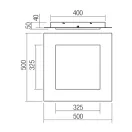 Smarter 05-997 Tatami 2520lm, 3000/4000/6500K, 50x50cm mennyezeti lámpa