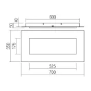 Smarter 05-999 Tatami 2720lm, 3000/4000/6500K, 35x70cm mennyezeti lámpa
