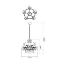 Smarter 06-006 Bolero 44x120cm, 5xE14 csillár