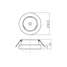 Smarter 70280 MT 110 mennyezetbe építhető lámpa