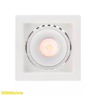   Smarter 70413 MT 148 billenthető, 8,4x8,4cm, 860lm, 3000K mennyezetbe építhető lámpa