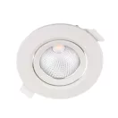 Smarter 70421 PT 08 billenthető, d9cm, 6000K, 600lm mennyezetbe építhető lámpa