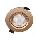 Smarter 70422 PT 08 billenthető, d9cm, 3000K, 560lm mennyezetbe építhető lámpa