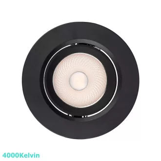   Smarter 70425 PT 08 billenthető, d9cm, 4000K, 580lm mennyezetbe építhető lámpa