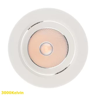   Smarter 70426 PT 08 billenthető, d10,5cm, 3000K, 870lm mennyezetbe építhető lámpa