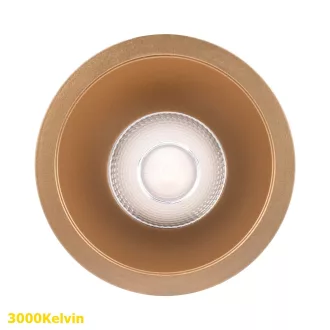   Smarter 70452 PT 09 fix, d10,3cm, 3000K, 810lm mennyezetbe építhető lámpa