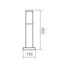 Smarter 9013 Colonna 14,5x45cm, 1xE27, IP44 kültéri álló lámpa