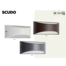 Smarter 90191 Scudo 22x10cm, 542lm, 3000K, IP54 kültéri fali lámpa