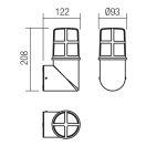 Smarter 90196 Triton kültéri fali lámpa