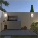 Smarter 90492 Tok 3000K, 1213lm, IP44 felfelé és lefelé világító kültéri fali lámpa