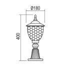 Smarter 9633 Matera 40x18cm, 1xE27, IP33, kültéri álló lámpa