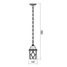 Smarter 9676 Melton 14,7x89cm, 1xE27, IP44, kültéri függeszték