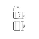 Smarter 9811 Focus kültéri fali lámpa