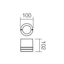 Smarter 9812 Focus kültéri mennyezeti lámpa