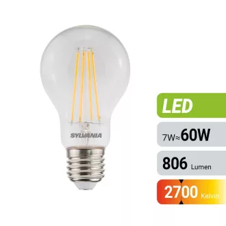   Sylvania 0029327 retro filament LED E27 8W 806lm 2700K fényforrás
