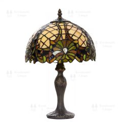 TIF-1119 Tiffany asztali lámpa, búra átmérő 25cm