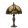 TIF-1119 Tiffany asztali lámpa, búra átmérő 25cm