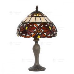 TIF-1123 Tiffany asztali lámpa, búra átmérő 25cm