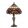 TIF-1123 Tiffany asztali lámpa, búra átmérő 25cm