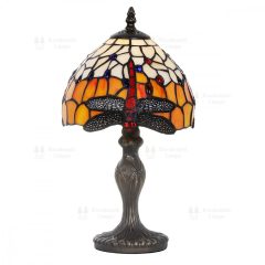 TIF-1133 Tiffany asztali lámpa, búra átmérő 20cm