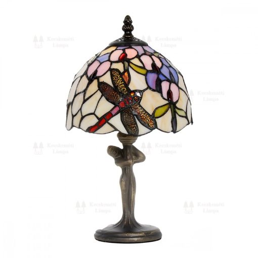 TIF-1134 Tiffany asztali lámpa, búra átmérő 20cm