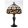 TIF-1135 Tiffany asztali lámpa, búra átmérő 25cm