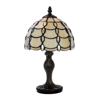 TIF-1137 Tiffany asztali lámpa, búra átmérő 20cm