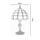 TIF-1137 Tiffany asztali lámpa, búra átmérő 20cm