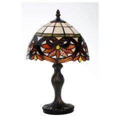 TIF-1138 Tiffany asztali lámpa, búra átmérő 20cm