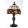 TIF-1140 Tiffany asztali lámpa, búra átmérő 20cm