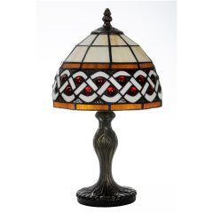 TIF-1141 Tiffany asztali lámpa, búra átmérő 20cm