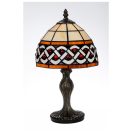 TIF-1141 Tiffany asztali lámpa, búra átmérő 20cm